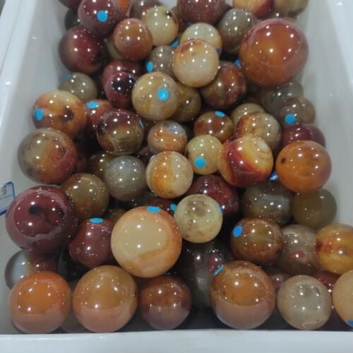 4cm natural agate Silk agate ball stone natural crystal agate specimen from madagascar healing crystals stones and crystals