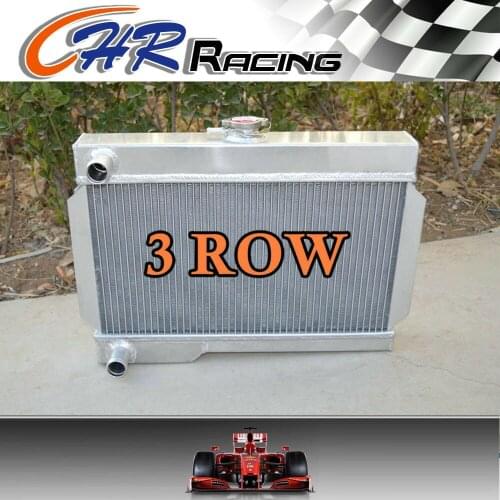 56mm 3 Rows Aluminum Cooling Racing Radiator For ROVER MG/MGB-GT MT NIB