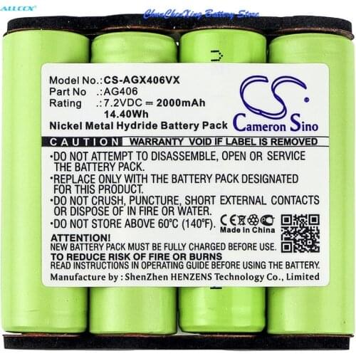 Cameron Sino 2000mAh Battery 90016553200, 90016584800,AG406, AG406WD, AG4106, AG4108 for AEG Electrolux AG406,ZB4106WD