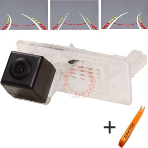 CCD car track camera reversing trajectory for Volkswagen Polo sedan / Jetta /Tiguan /Skoda Octavia Superb Fabia Rapid waterproof