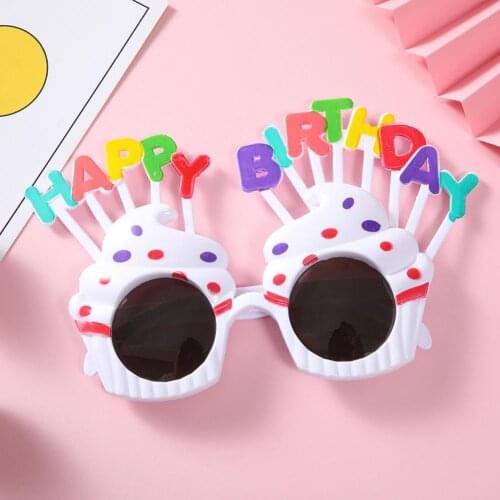 5 Styles Children Cartoon shark Round Sunglasses birthday Party UV Goggles Resistant Plastic Sun glasses Decoration for Travel