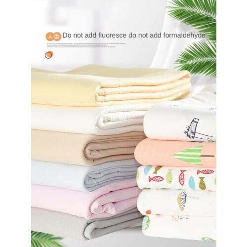 Stretch Cotton Jersey Knitted Baby Fabric By Half A Meter for Children Clothes Sew Cartoon Anime Printed Elasticity Thin Cloth