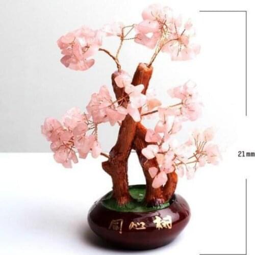 Crystal ornaments crystal tree ornaments Lucky tree feng shui money tree decor feng shui feng shui goods