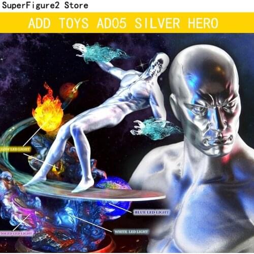 ADD TOYS AD05 1/6 Scale Full Set Male SILVER HERO Action Figure Model LUXUEY EDITION/ORDINRY EDITION for Fans Holiday Gifts