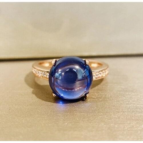 Classic 100% 925 Sterling Silver Rings Citrine Ruby Sapphire Amethyst Gemstone Ring Wholesale Rose Gold Color Fine Jewelry