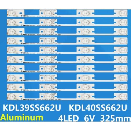 New LED backlight bar for KONKA 4LED 6V KDL39SS662U 35018339 KDL40SS662U 35019864 327mm 40L5400 40L2400 DL3944(A)F DL4045i