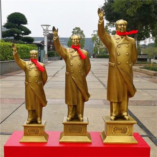2020 # office home shop efficacious bless family Safety luck Talisman # CHINA Great leader Chairman Mao FENG SHUI brass statue