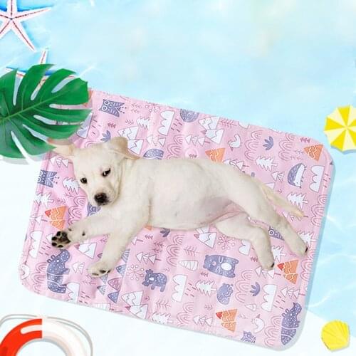 Summer Pet Cooling Mats Diaper Waterproof Washable Training Pad Reusable Portable Tour Camping Yoga Sleeping Pet Accessories