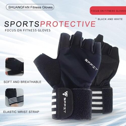 Fitness Weight Lifting Gloves Men Women Gym Gloves Breathable Training Sport Workout Glove 3 Colors