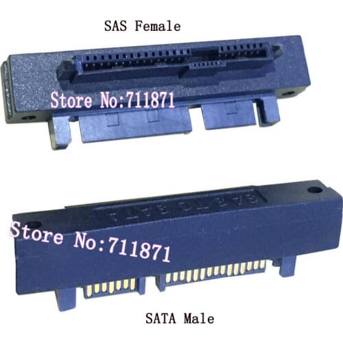 90 Degree Right Angle SAS to SATA Adapter SATA Male SAS Female Connector SAS SATA Male to Female Converter joint
