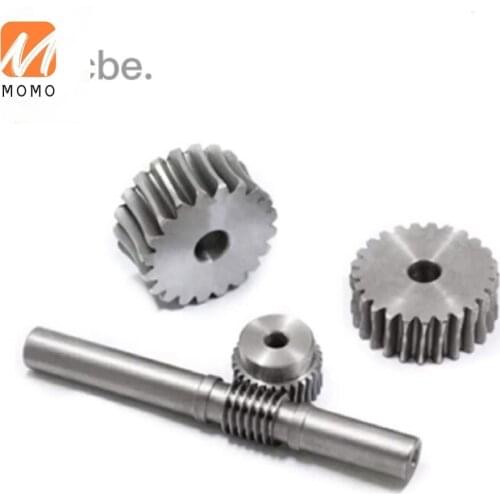 Direct selling 45 carbon steel, large transmission ratio, 2 mode reducer, worm gear, support customization