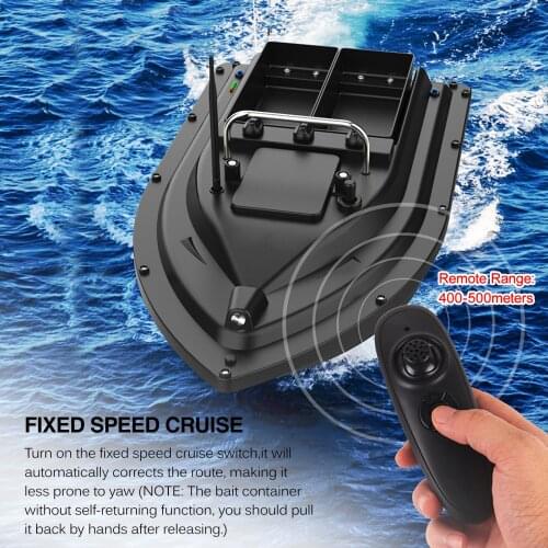 D16C Remote Control Fishing Bait Boat Smart RC Fishing Boat 500m Remote Range Double motor 2KG Loading RC Bait Boat Toy