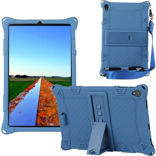 2020 iplay 40 10.4 inch Protection Case Silicone Tablet Stand w/ Hand Strap+Pen