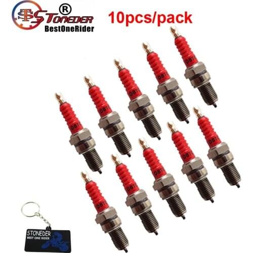STONEDER D8TC Ignition Spark Plug For 150cc 200cc 250cc Engine Quad Go Kart Buggy Scooter Pit Dirt Motor Bike Motorcycle ATV