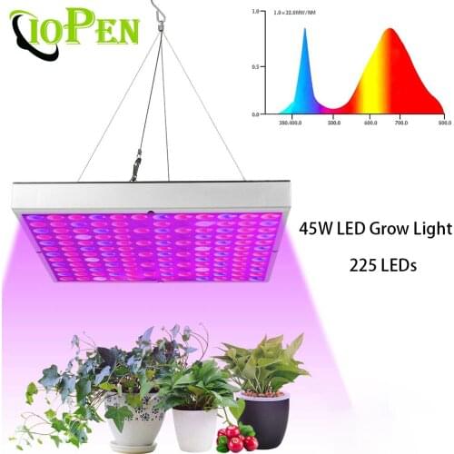 45W led grow light full spectrum Plant Lights Red Blue White Panel Growing Lamps for Indoor Plants Seedling Vegetable and Flower