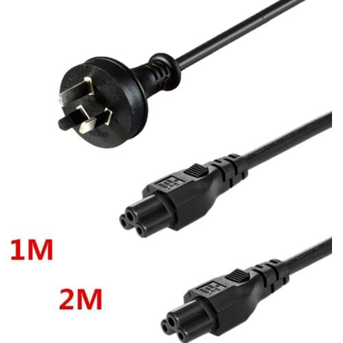 UPS Server Y Splitter SAA Plug 3-Prong Male to 2 x C5 Power Cord sets Australia to 2 ways C5 Connector Powre Cable