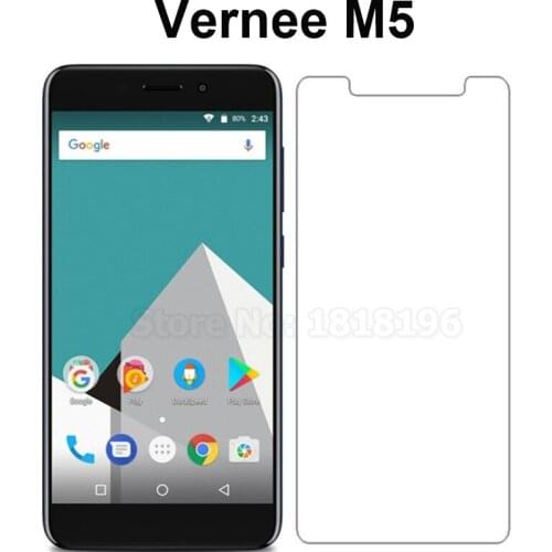 Protective Film For Vernee M5 Tempered Glass Explosion-proof Mobiel Phone LCD Screen Protector For Vernee M5 4G 5.2" Case Glass
