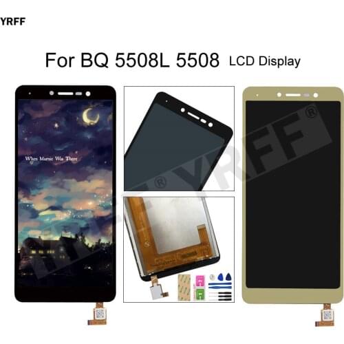 For BQ 5508L LCD Screens For BQS 5508 5508L LCD Display Touch Screen Digitizer Assembly Panel Sensor Phone Repair Sets Tested