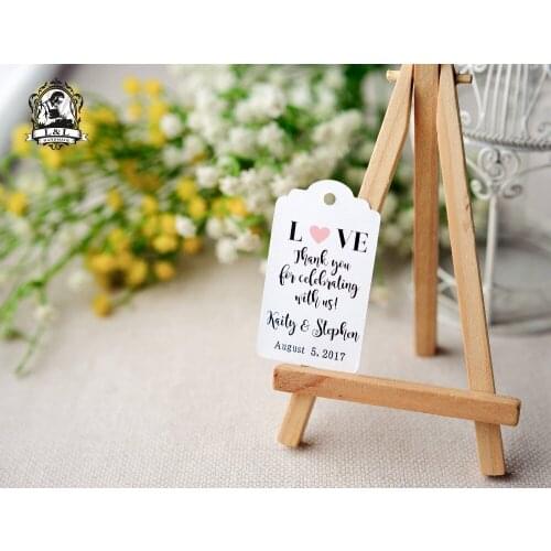 200 pcs 3.5x6.2cm paper label Literature and art label invitation attend a wedding personalized tag bachelorette tags