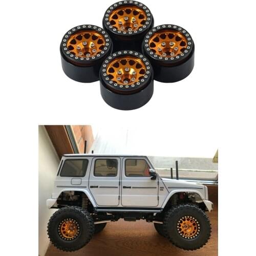 Aluminum 1.9" Beadlock Wheel Rim Hub for 1/10 RC Crawler Traxxas TRX-4 TRX6 Axial SCX10 D90 WRAITH CAPRA RR10 Hsp HPI