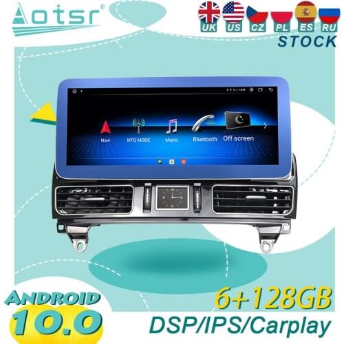 For Mercedes-Benz ML300 ML350 2012-2015 Android10 Tesla Car Radio Wireless Carplay GPS Navigation DSP Multimedia Player