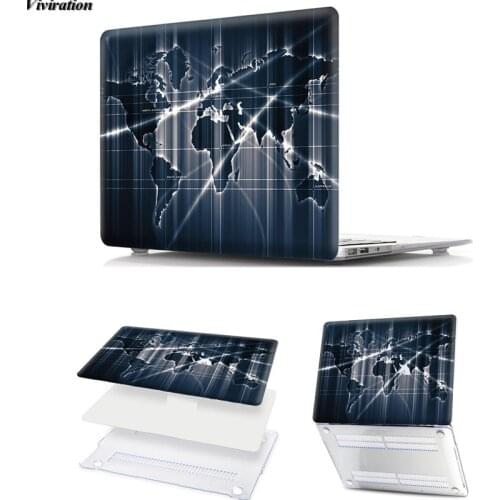Laptop Case For Huawei Matebook D15 D14 2020 World Map Prints Matte Clear Transparent Cover For Matebook D 14 Accessories Funda