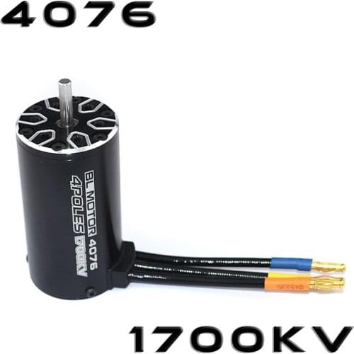 SURPASS HOBBY 4068/4076 Motor 1700KV 2000KV 2250KV 4 Poles Sensorless Brushless Motor for 1/8 RC Truck Car Accessories