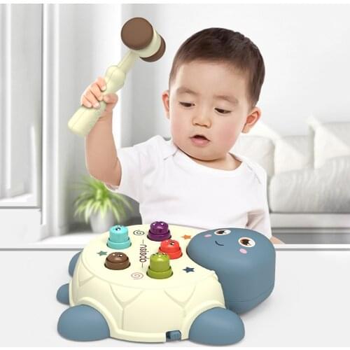 Electric Hamster Baby Toy Sound Light Knock Music Game Whack-A-Mole Game Machine Educational Toy Children Gift