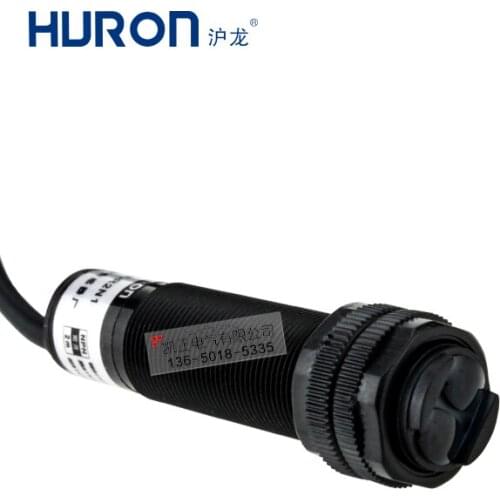 5 pieces HURON Photoelectric sensor E3F-R2NK photoelectric switch 3-wire NPN DC normally open with reflective plate E3F-R2N1