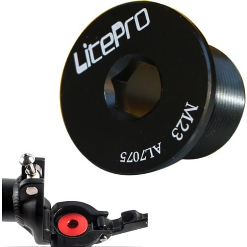 Litepro Folding Bike Stem Head Front Fork Head Tube Screw M23 for Folding Bike frame riser screw PY412 SP8 Bolt Accessorie
