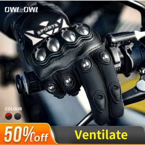 Motorcycle Gloves Racing Motorbike Men Summer Breathable Cycling Gloves Touchscreen Motocross 2021 New Protective Gear