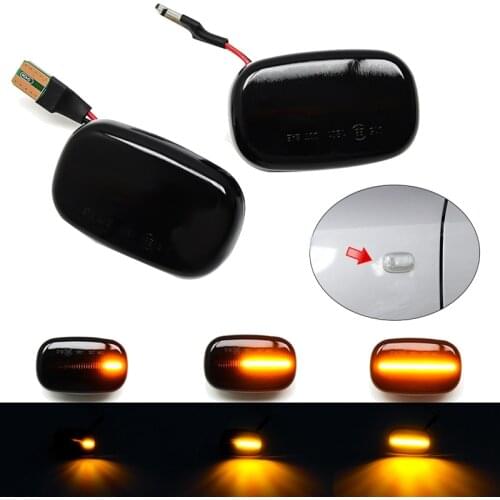 NEW-Car Dynamic LED Side Marker Light Turn Signal Light for Toyota Corolla Celica T19 T20 23 RAV4
