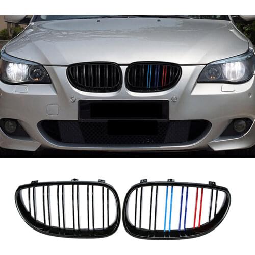 A Pair Car Kidney Grill Racing Grille For BMW 5 Series E60 E61 F10 F18 G30 G38 520i 525i 528i 530i Car Front Grills Accessories