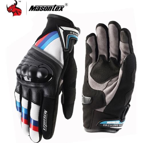Masontex Gloves Motorcycle Men Touch Screen Moto Gloves Motorbike Motocross Gloves Full Finger Guanti Guantes Moto Luvas