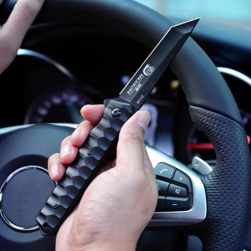 Outdoor Folding Knife Survival Tactical Knife Hunting Combat Hiking Camping Pocket Knives EDC Defense Hand Tools