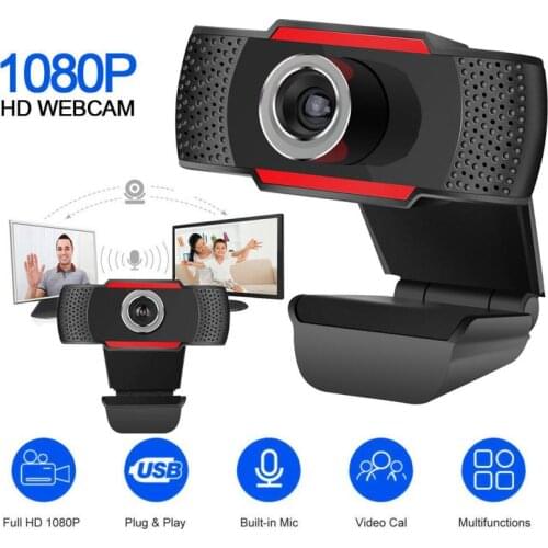 HD 1080P/720P Webcam USB2.0 Mini Computer PC WebCamera with Microphone Rotatable Cameras for Live Broadcast Video rotatable