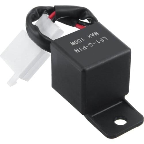 1pc 0.1-150W 12V Motorcycle LED Independent Indicator Relay Motorbike Flasher Relay Turn Signal Indicator Lamp Light Parts