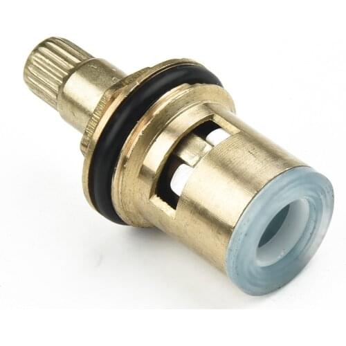 Single Faucet Valve Water Tap Replacement Accessories Faucet Cartridges Cold Hot Water Brass Bathroom Fixture Parts