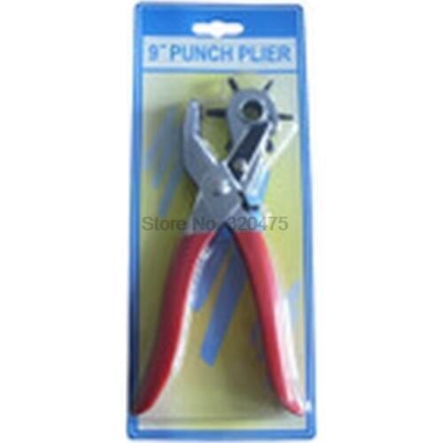 DHL 100pcs practical Leather Belt Hole Punch Plier Eyelet Puncher Sewing Machine Bag Setter Tool Watchband Strap leathercraft