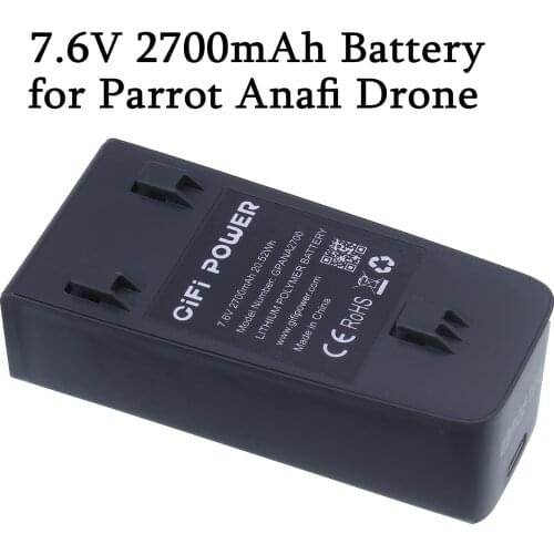 7.6V 2700mAh Lipo Battery For Parrot Anafi Drone Battery spare parts 7.6V Lipo Battery For RC Quadrocopter battery accessories