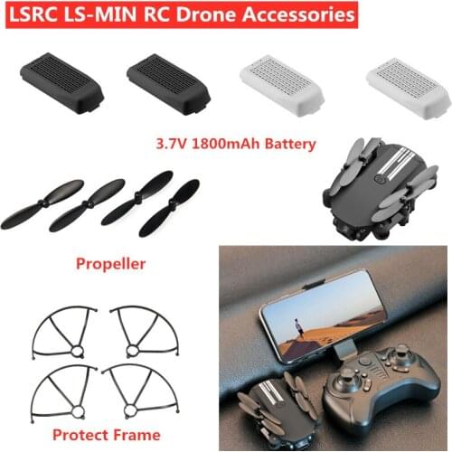 LS-MIN LSRC Min RC Drone Spare Parts 3.7V 650MAH Battery For LS-MIN RC Drone Accessories LS-MIN Propeller Blades LS-MIN Protect