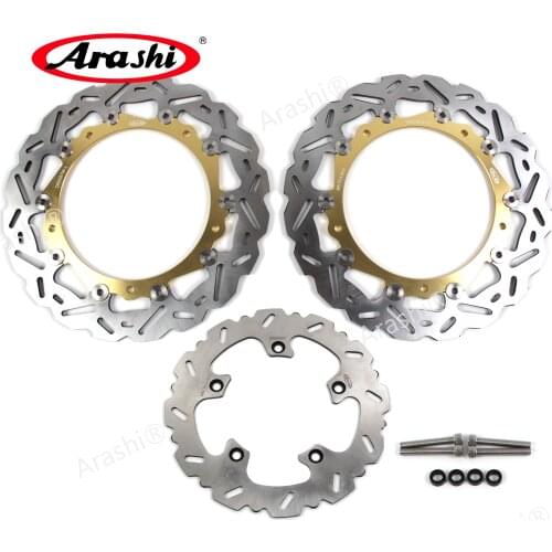 Arashi 320 / 276 mm Oversize CNC Floating Front Rear Brake Disc Rotor For BMW R1200GS R 1200 GS GS1200 2014 2015 2016 2017 2018