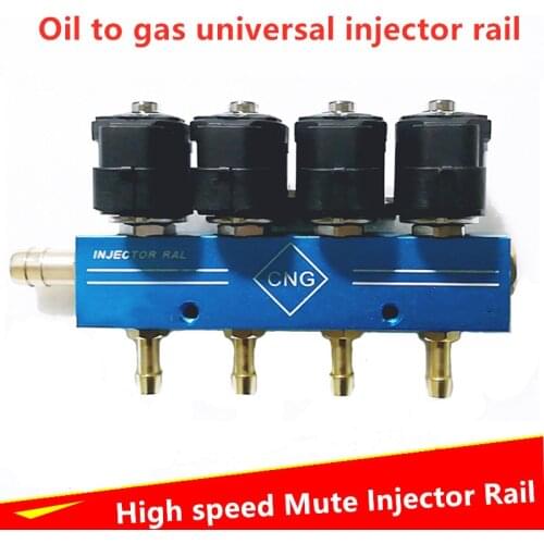CNG/LPG Dual fuel Oil To Gas Natural Gas Car Silent Injector Rail Multi-point Direct Injection Gas for 4 Cylinder