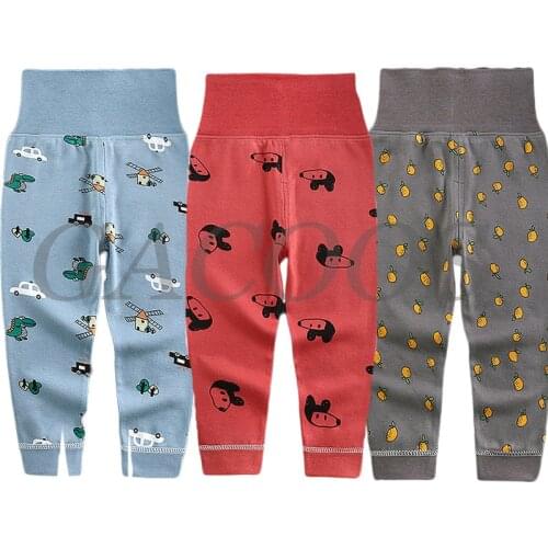 Baby Cotton Toddler Pants Children Newborn Leggings Boys Girls Trousers Kids Clothes High Waist Warm Protection Belly Homewear