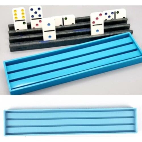 Domino Tray Three-layer Bracket Epoxy Resin Mold Silicone Mould DIY Crafts Casting Tool 85LB