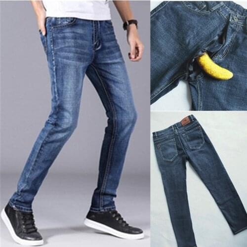 Mens Jeans Outdoor Sex Pants Zipper Open Crotch Sexy Casual Denim Trousers Sexual Clothes Male Mezclilla Pantalones Stretch