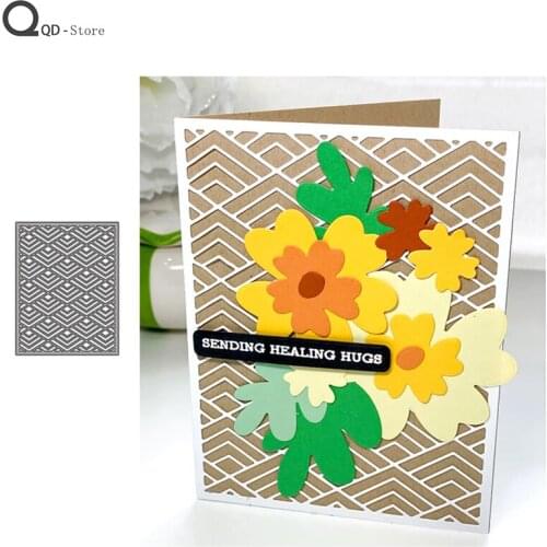 Background Box Cutting Dies Stamps Dies Scrapbooking Mold Cut Childrens Handmade Tools DIY Craft Decoration Metal Cutting Dies