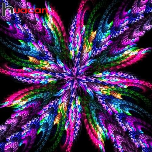 Huacan 5D DIY Diamond Painting Flower Mandala Full Square/Round Paint With Diamonds Embroidery Art Home Decoration