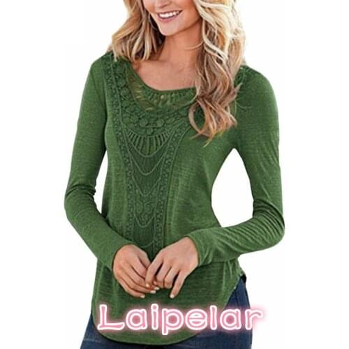 Laipelar Women's Shirts With Embroidery