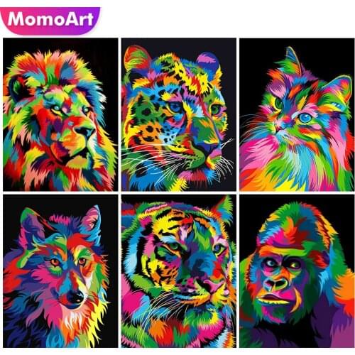 MomoArt 5D DIY Diamond Embroidery Sale Animal Dog Full Square Diamond Painting Cat Rhinestones Art Home Decor Gift